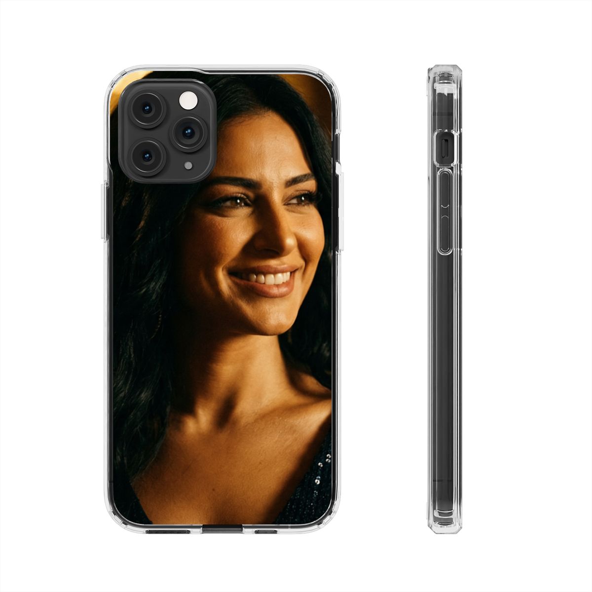 Clear Impact-Resistant Cases - Clear Phone Case - Golden...