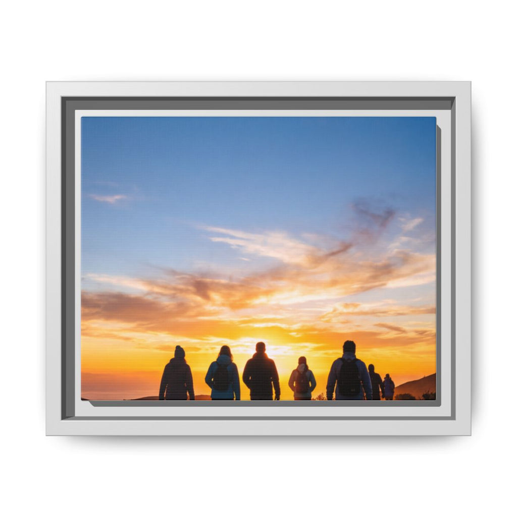 Matte Canvas, Framed - Epic Dawn Trek