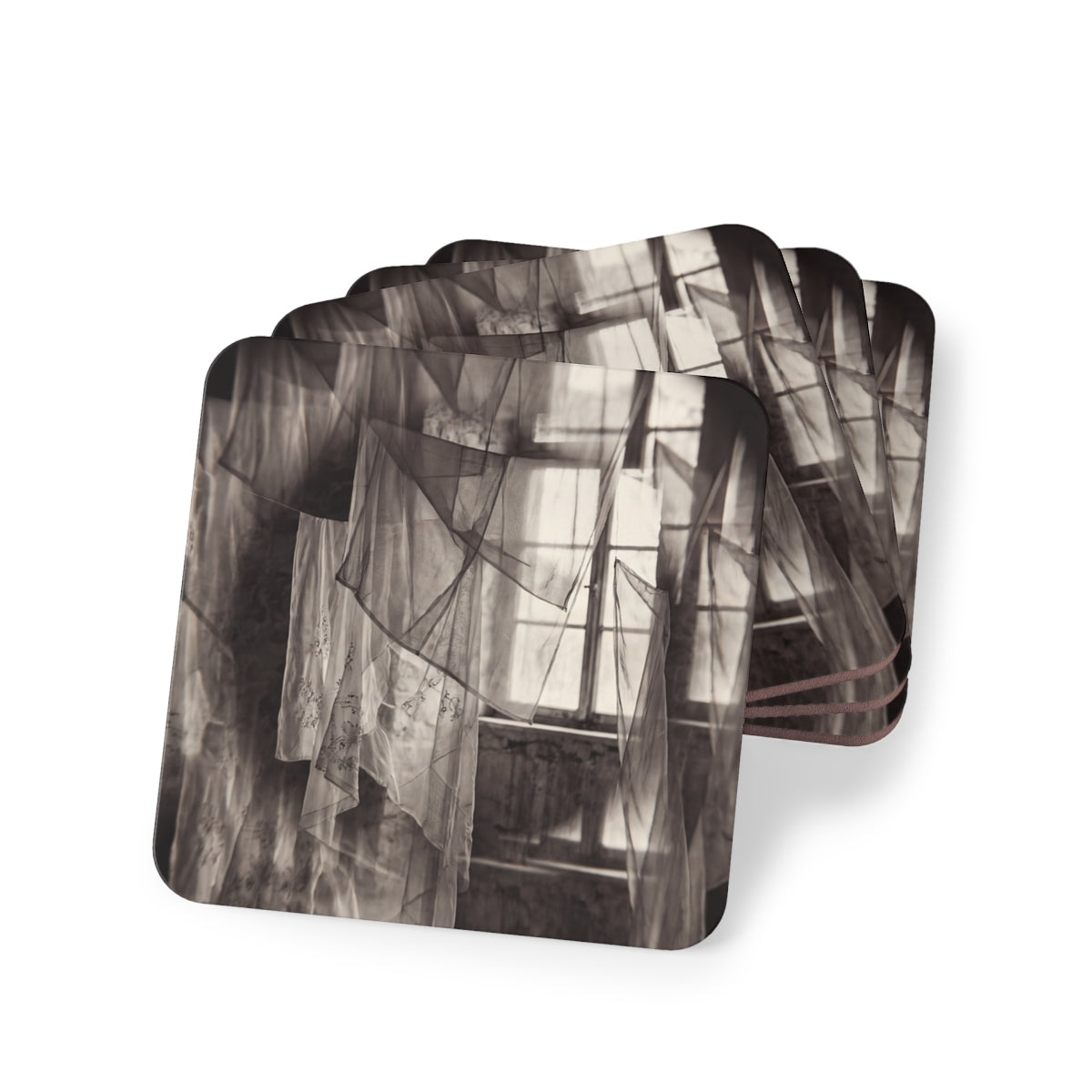 Coasters - Spectral Veils (1 & 4 pcs) | Echovira Gallery