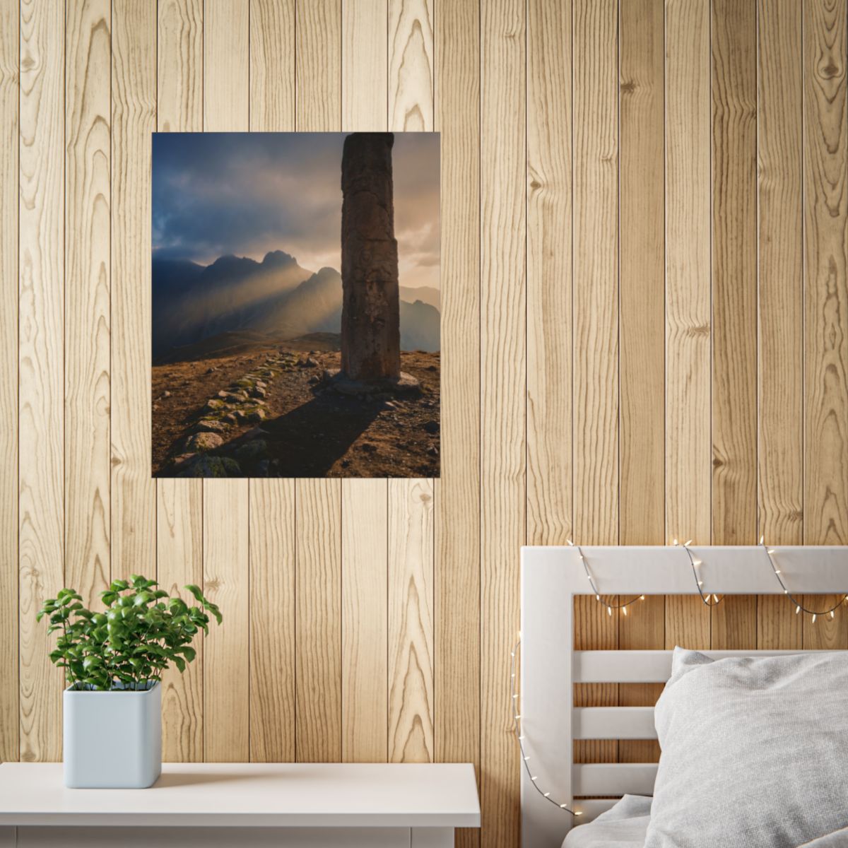 Unframed Poster - Epic Lion Monument