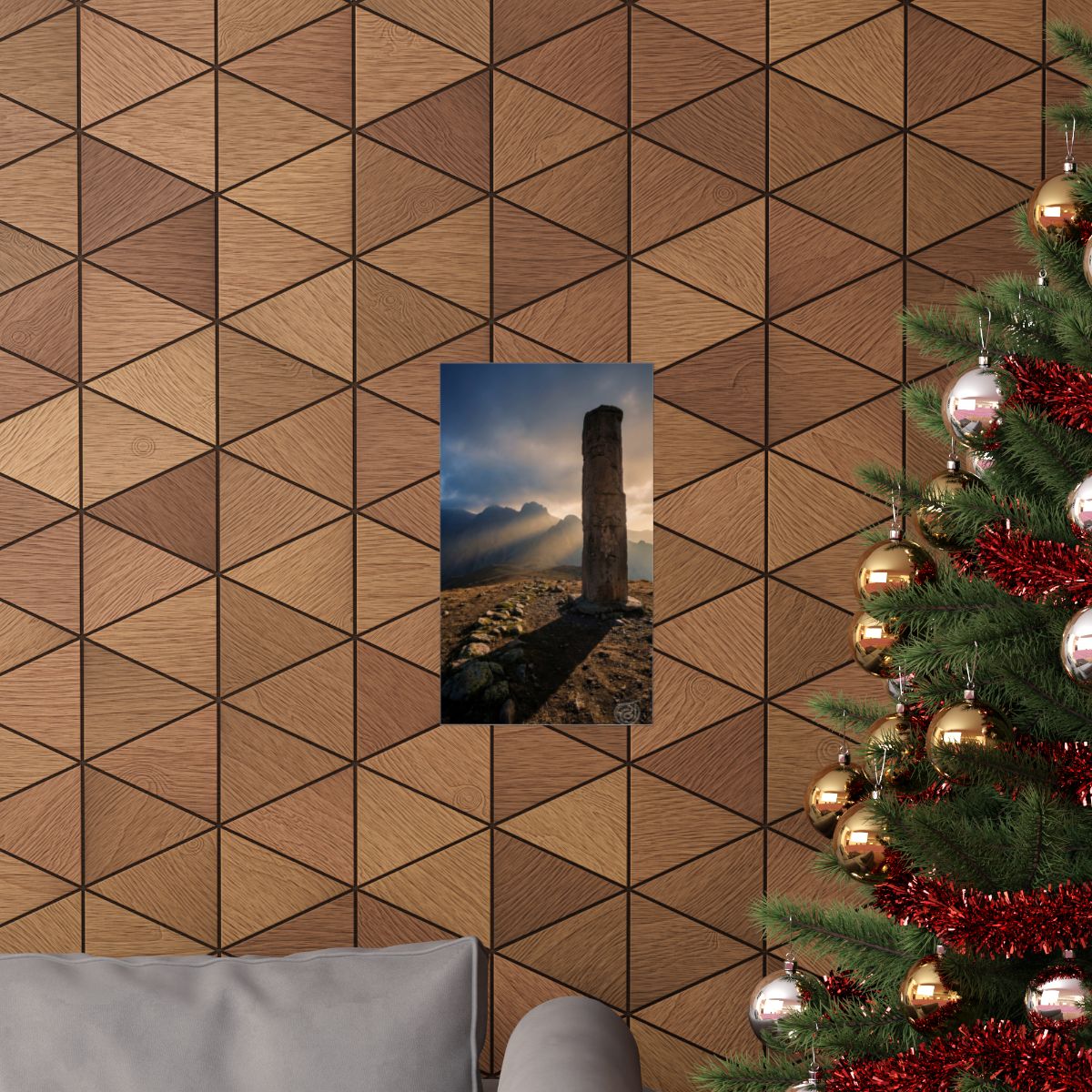 Matte Vertical Posters - Mystic Monolith Ancient Persian......