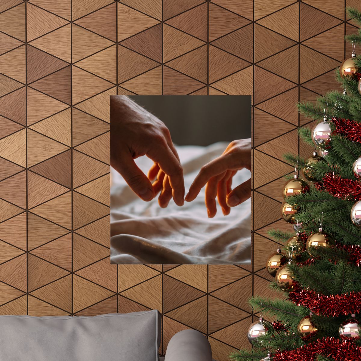 Matte Vertical Posters - Tender Touch (8×10 & 36×54) |...