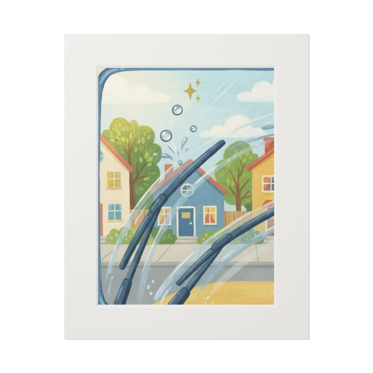 Fine Art Print Passepartout - Rain & Shine — Portrait (11×14...