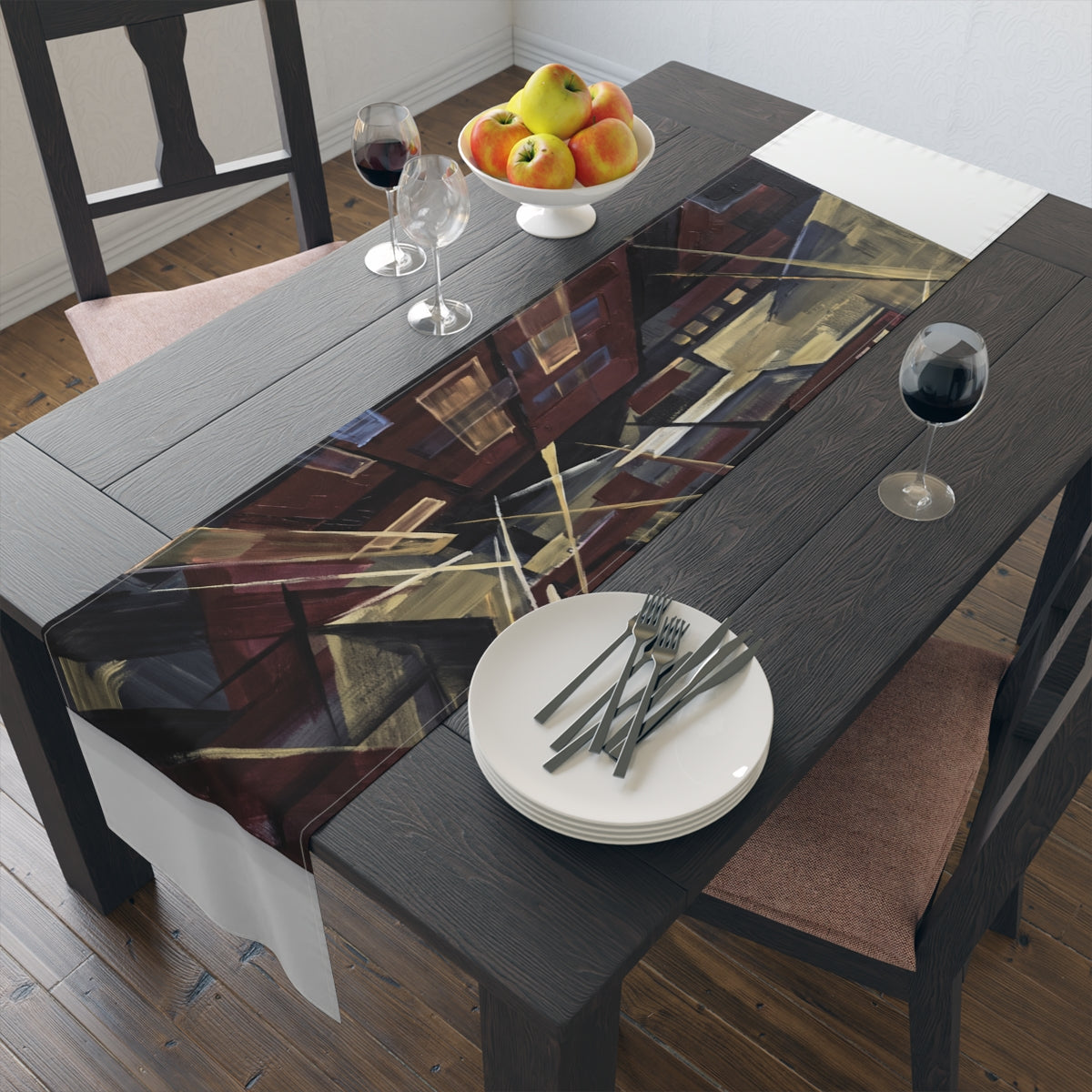 Table Runner - Urban Perspective | Echovira Gallery