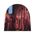 Gorro de bebé con arte nocturno en relieve