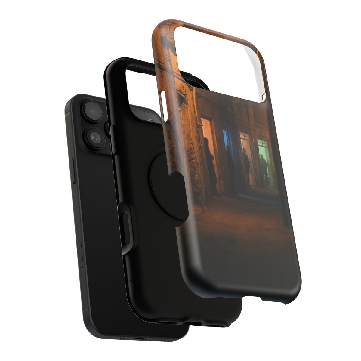 Impact-Resistant Apple iPhone Cases - Shadows of the City | iPhone 17 Pro Max, 17 Pro, 17 Air & More
