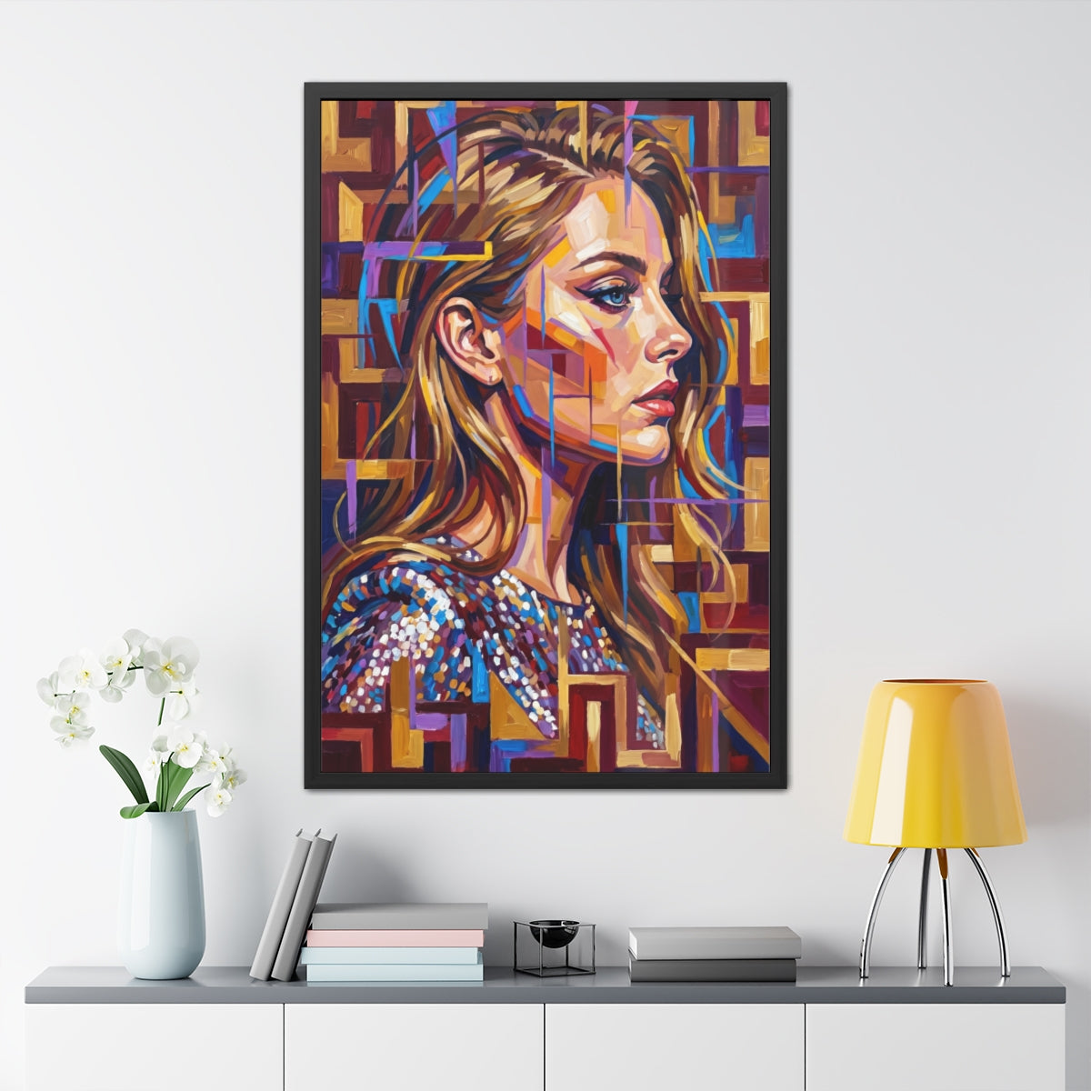 Framed Poster - Shattered Elegance (8×12, 9×11, 11×14... |...