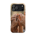 Impact-Resistant Cases - Golden Rays of Unity Wall Art |...