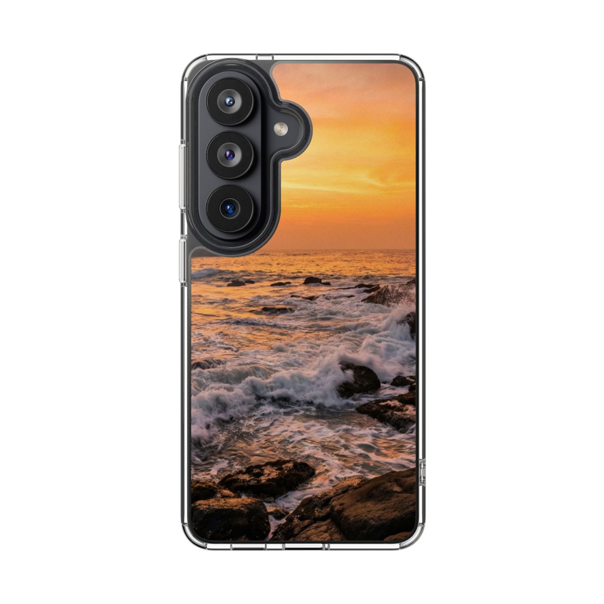 Clear Impact-Resistant Cases - Clear Phone Case - Sunset......