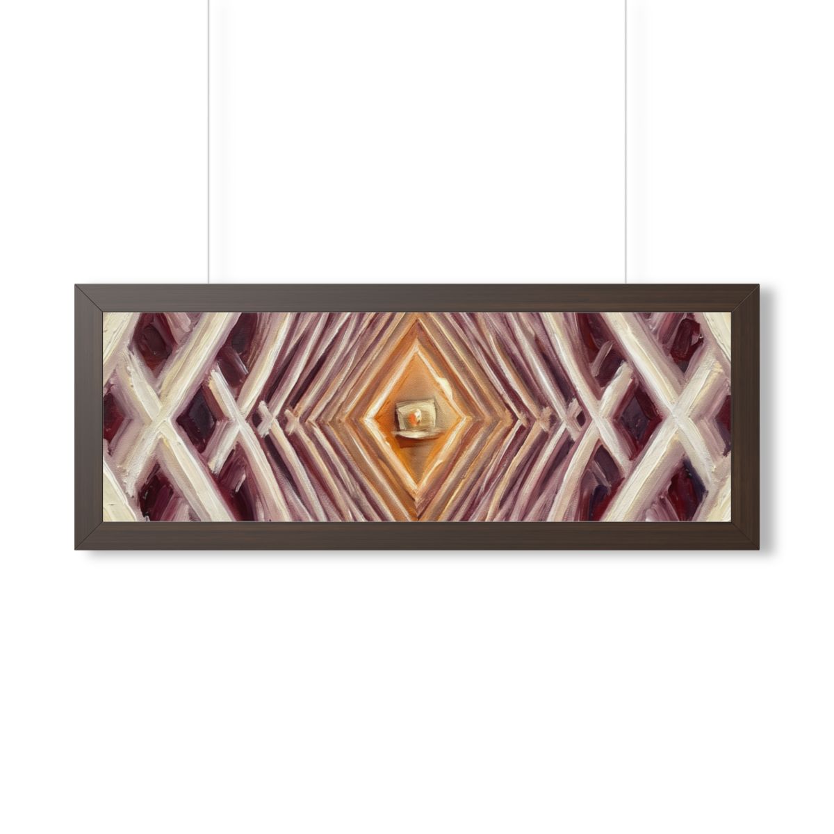 Framed Horizontal Poster - Infinite Arch — Walnut (14×11......