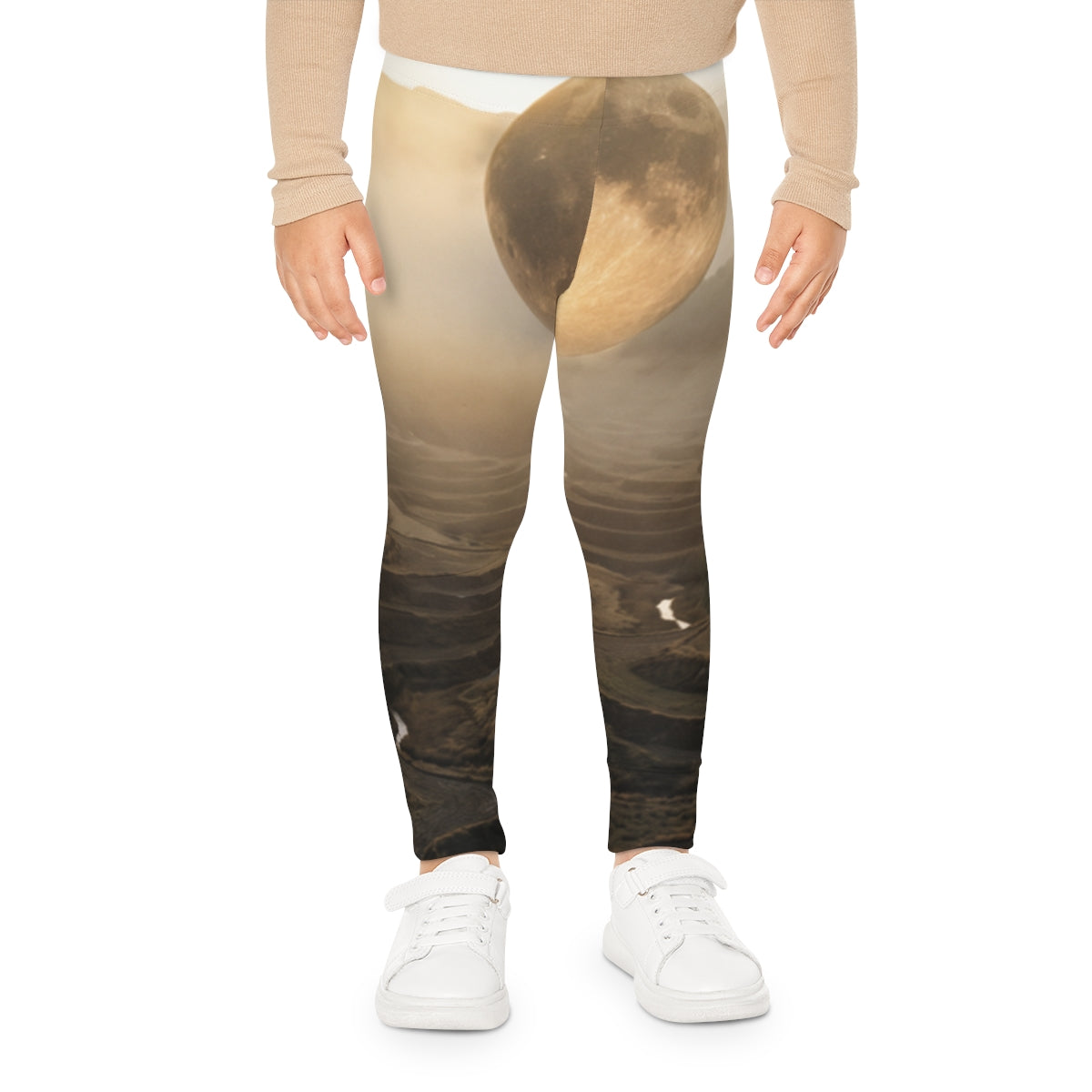 Celestial Valley Moon Kids Leggings