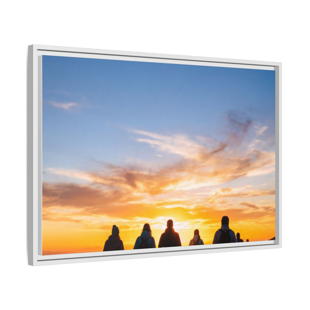 Matte Canvas, Framed - Epic Dawn Trek