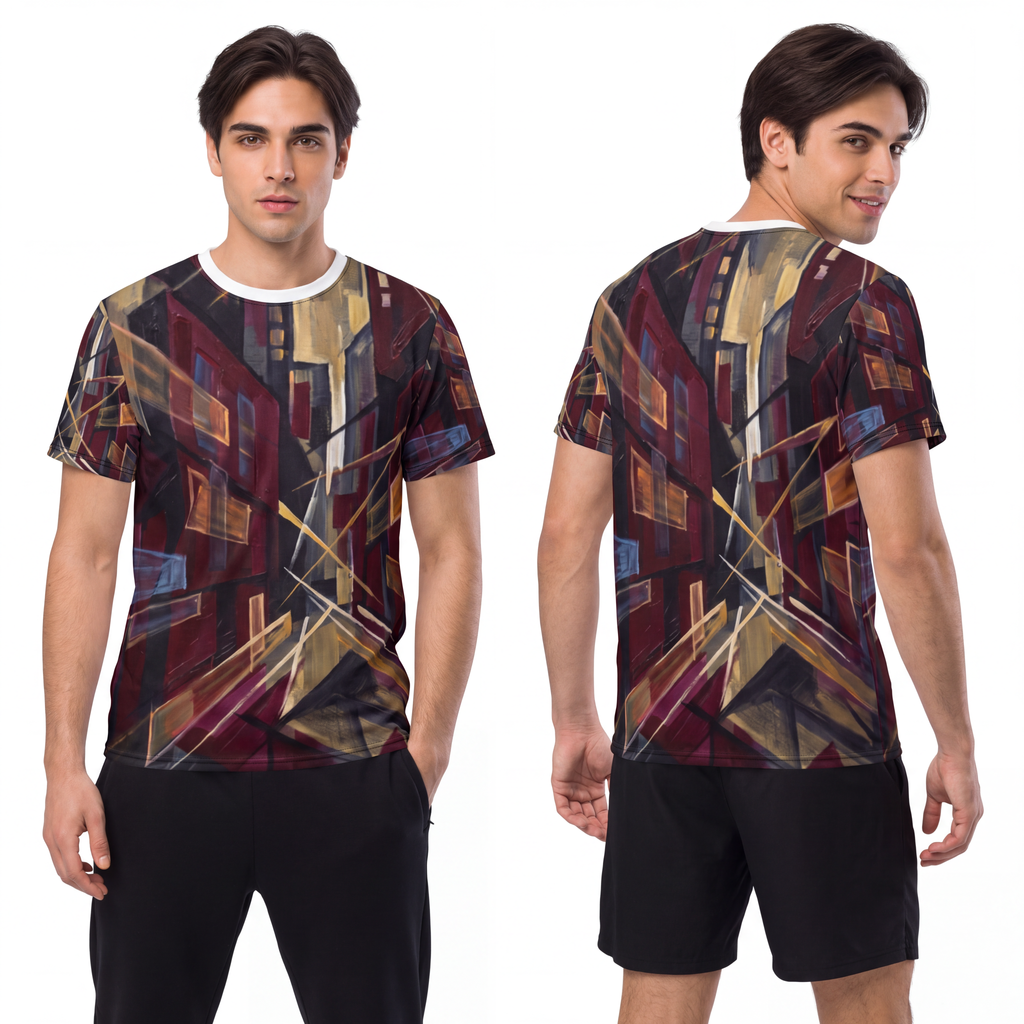 Men's Cut & Sew Tee - Urban Perspective | Echovira Gallery