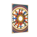 Matte Canvas, Framed - Unity Mandala Folk Art (8×10, 9×12......