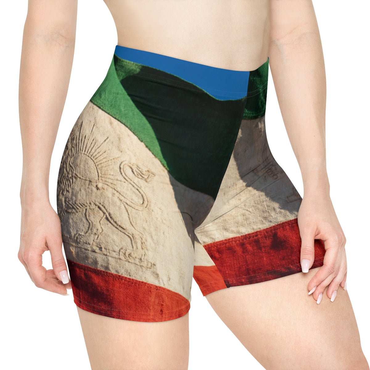 Damen-Radlerhose – Flagge