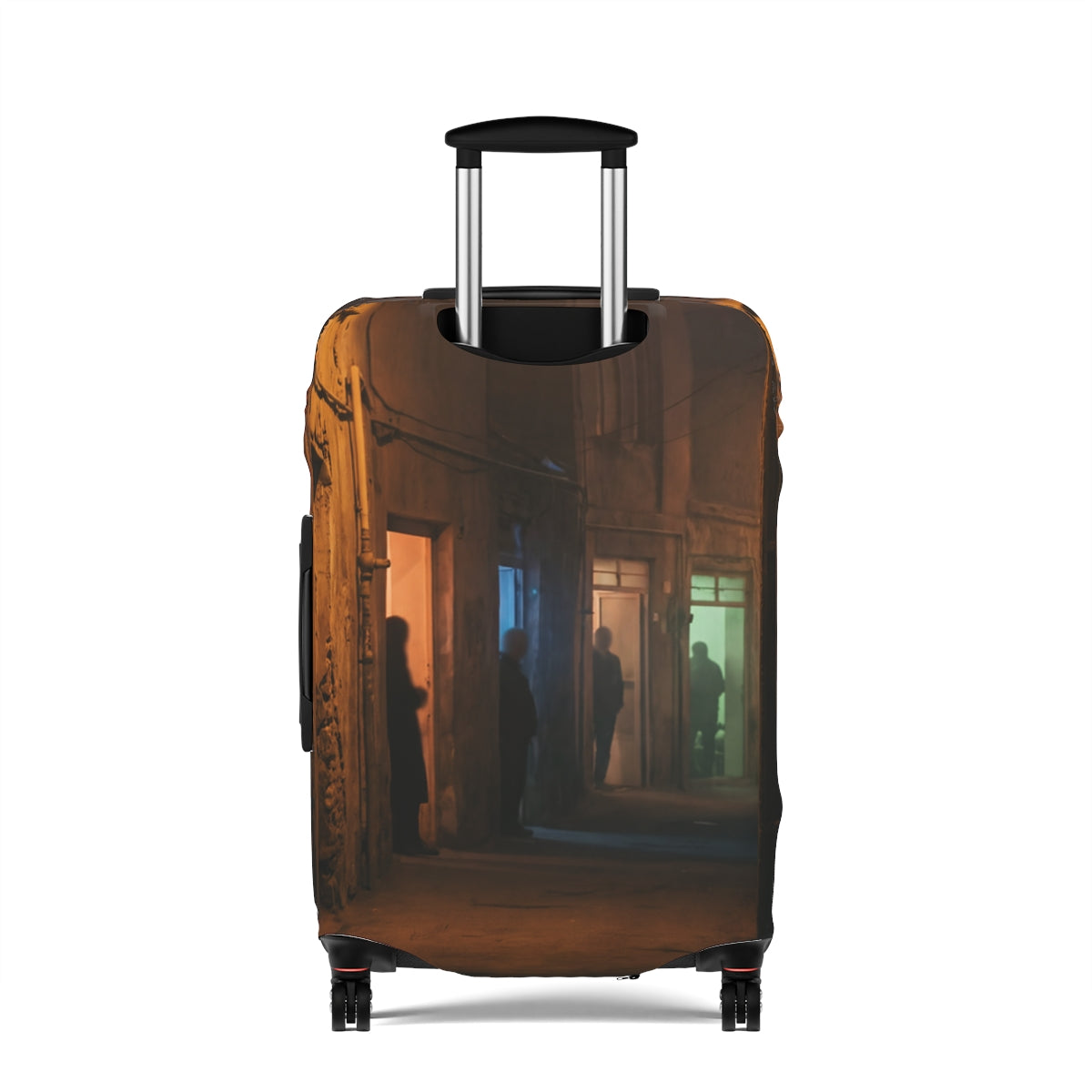 Luggage Cover - Shadowed Alleyway Mystery Art Print |...