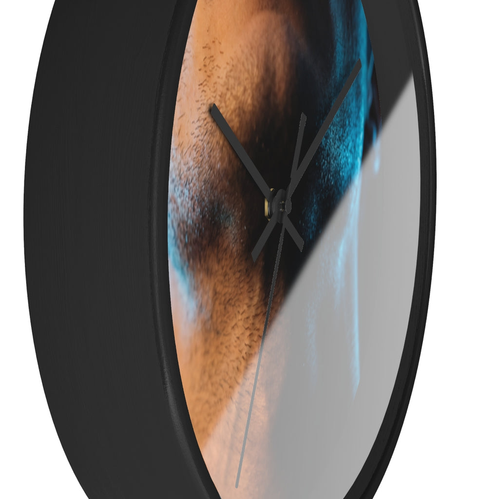 Wall Clock - Neon Pulse Time