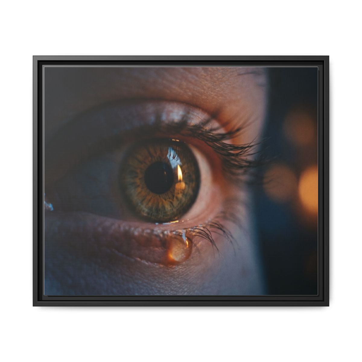 Framed Matte Canvas - Mystic Eye — Black / 1.25"