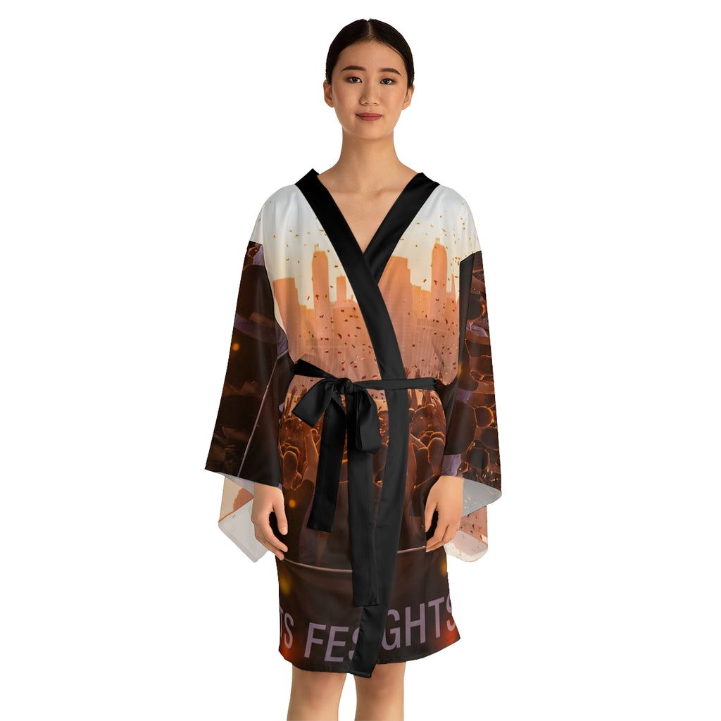 Kimono Robe - City Lights Festival | Echovira Gallery