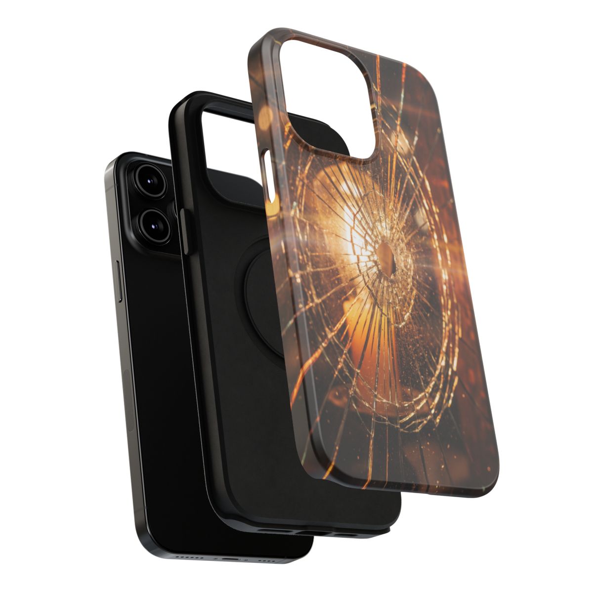 Impact-Resistant Case - Shattered Amber