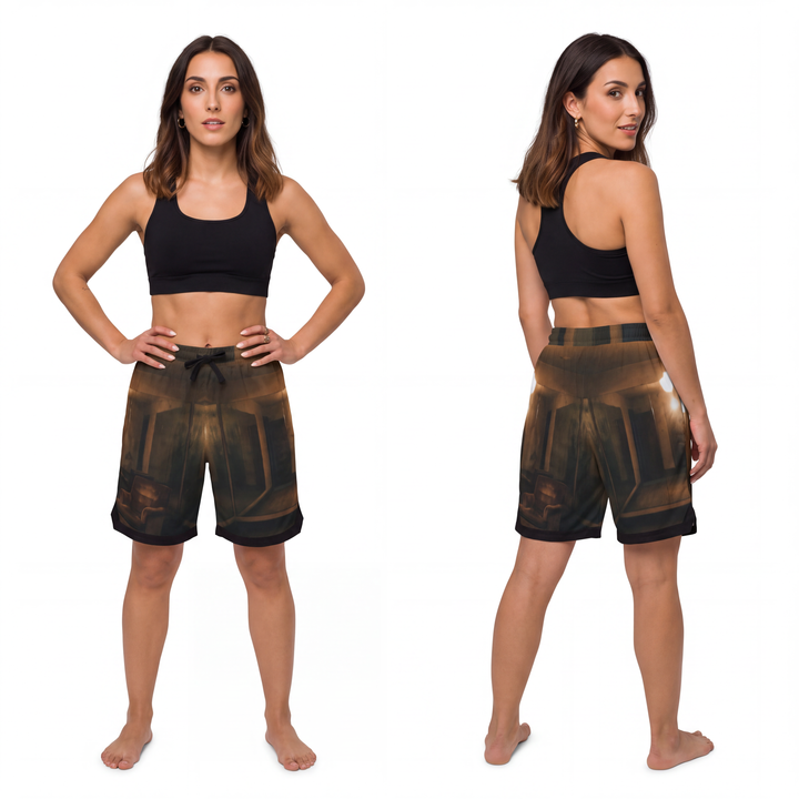 Basketball Rib Shorts - Liminal Shadow Chamber