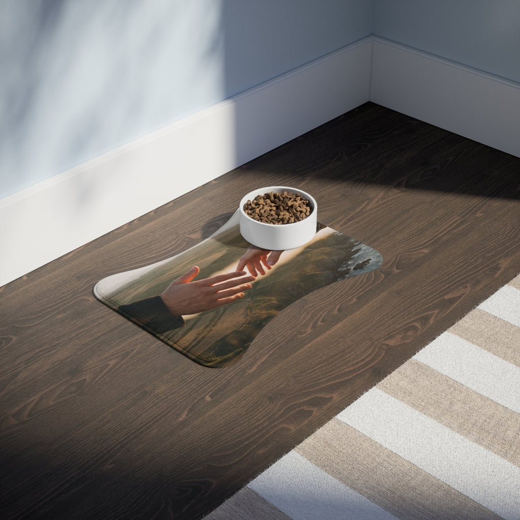 Pet Feeding Mats - The Infinite Touch | Ethereal Coastal Art...