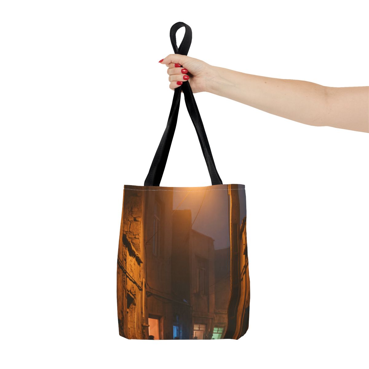 Tote Bag - Shadowed Alleyway Mystery Art Print | Echovira...