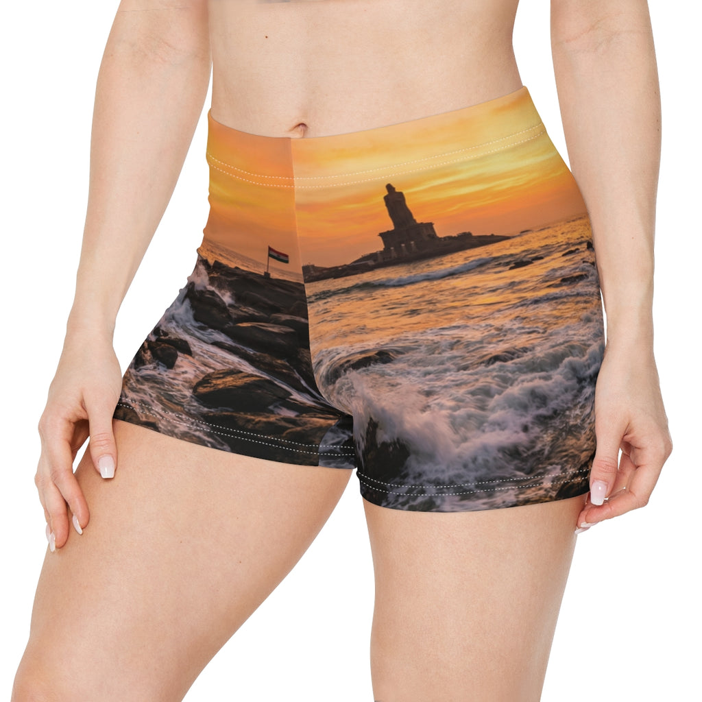 Women's Shorts - Majestic Sunset Coast
