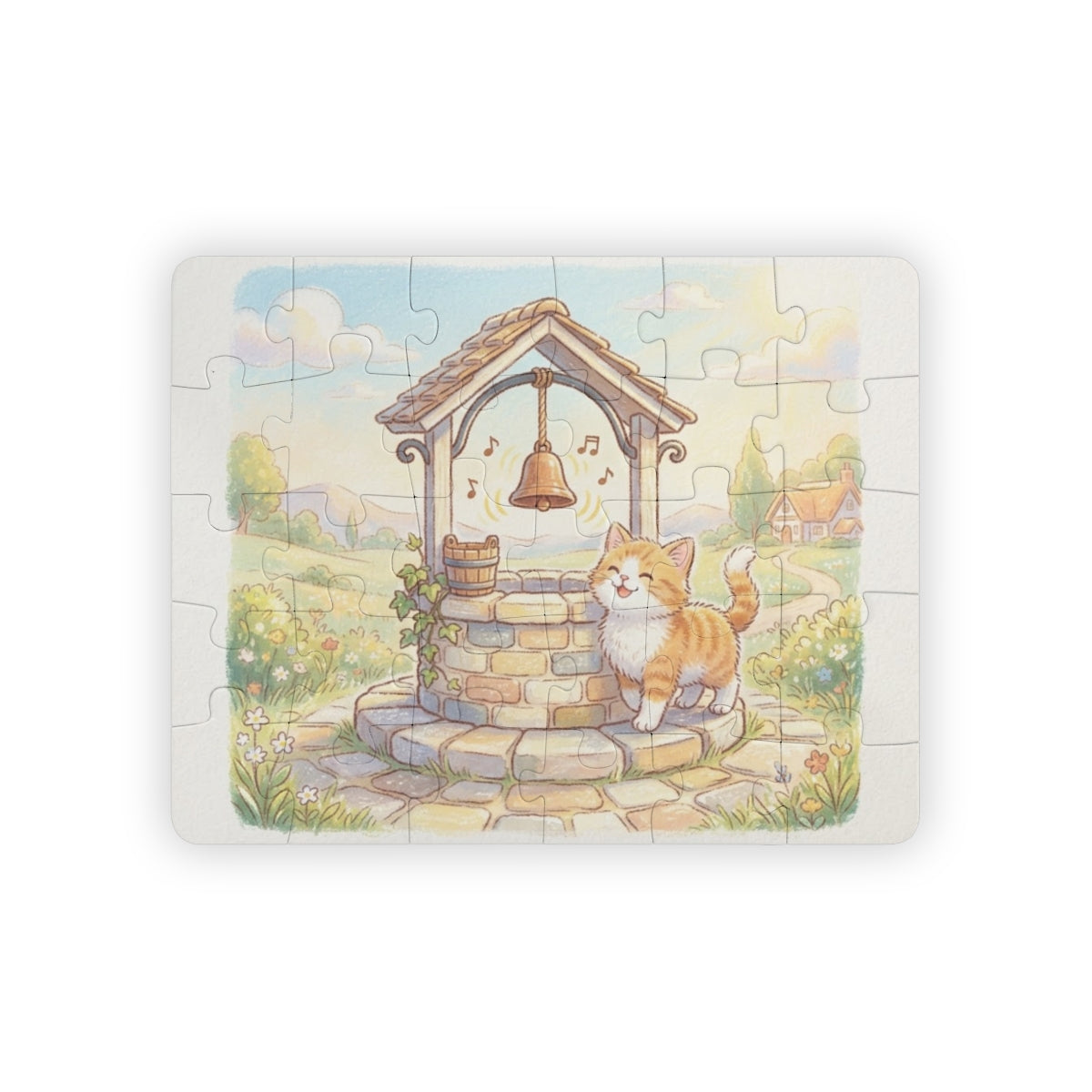 Kids' Puzzle 30-Piece - Meadow Kitten | Echovira Gallery