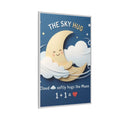 Matte Canvas Framed - The Sky Hug — White / 1.25" (8×10... |...