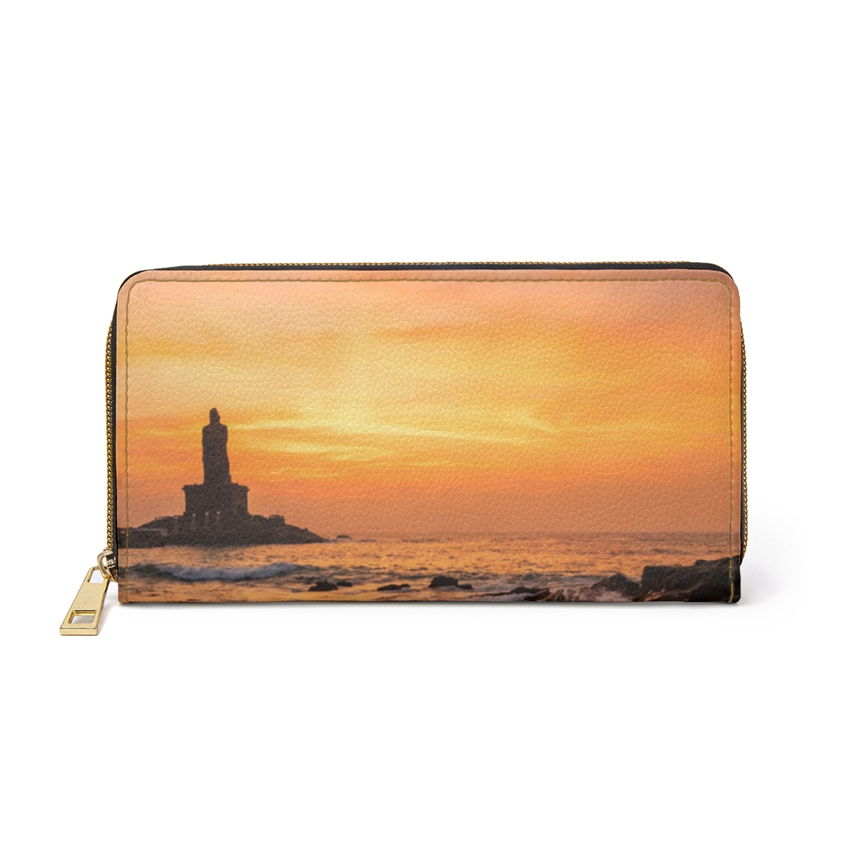 Zipper Wallet - Coastal Golden Dawn