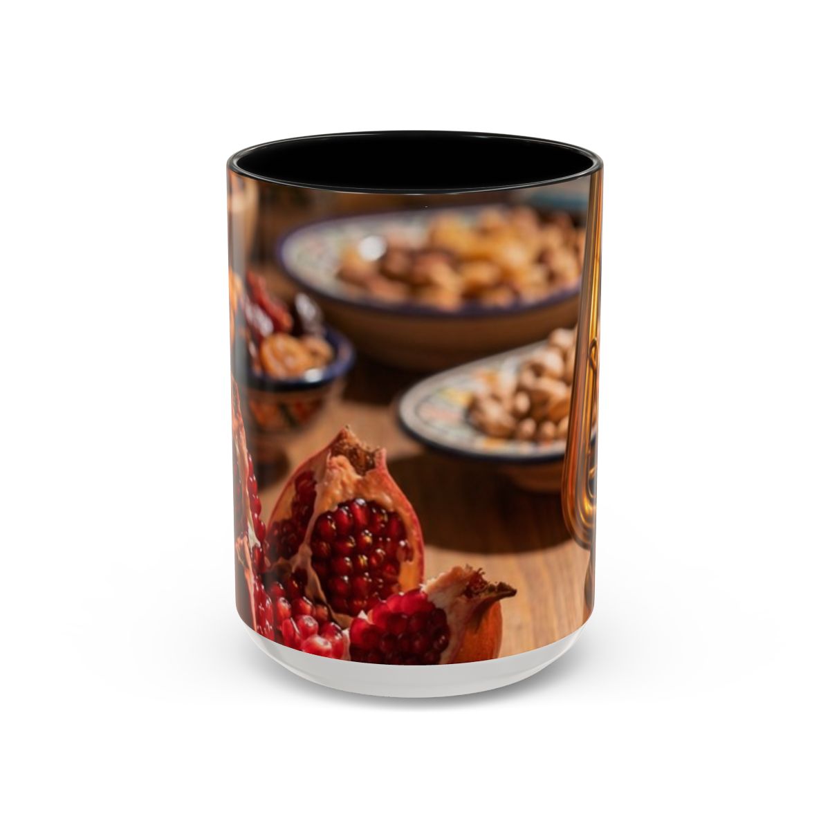 Accent Coffee Mug - Crimson Night Glow | Echovira Gallery