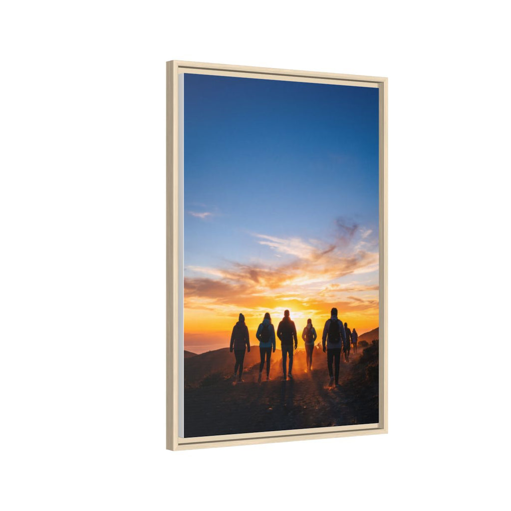 Matte Canvas, Framed - Epic Dawn Trek