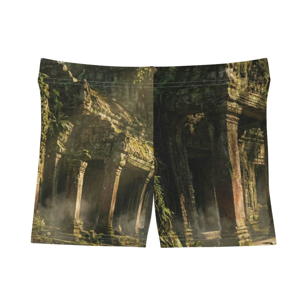 Women's Shorts - Secret Temple Garden | Echovira Gallery