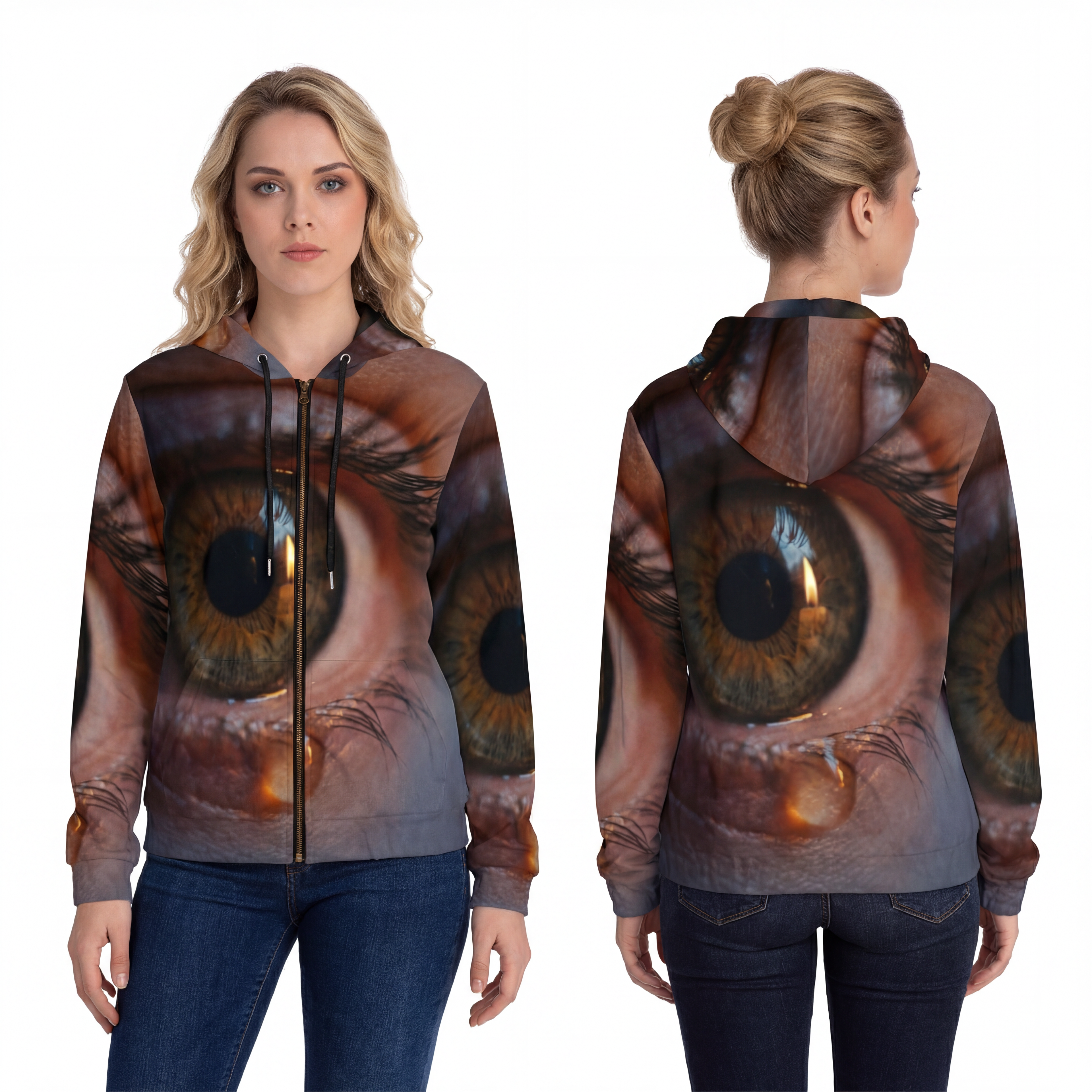 Women's Full-Zip Hoodie - Cinematic