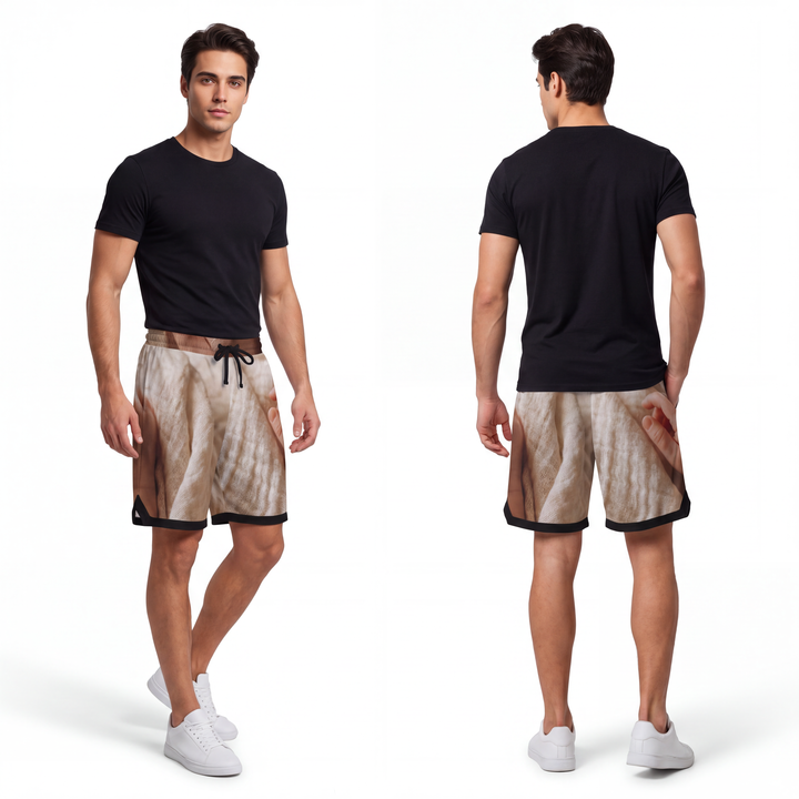 Men's Basketball Rib Shorts - Cozy Cream