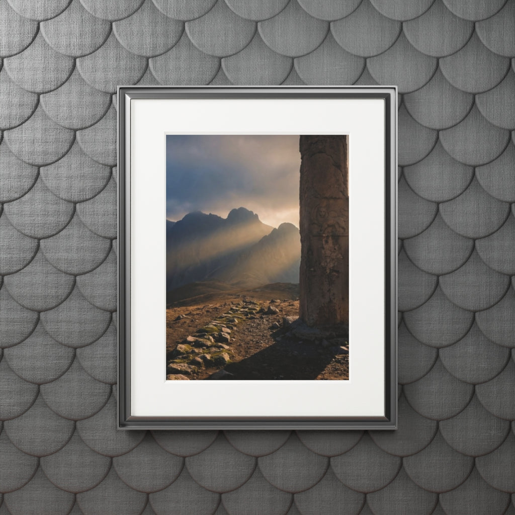 Fine Art Prints - Mystic Monolith Ancient Persian Mountain...