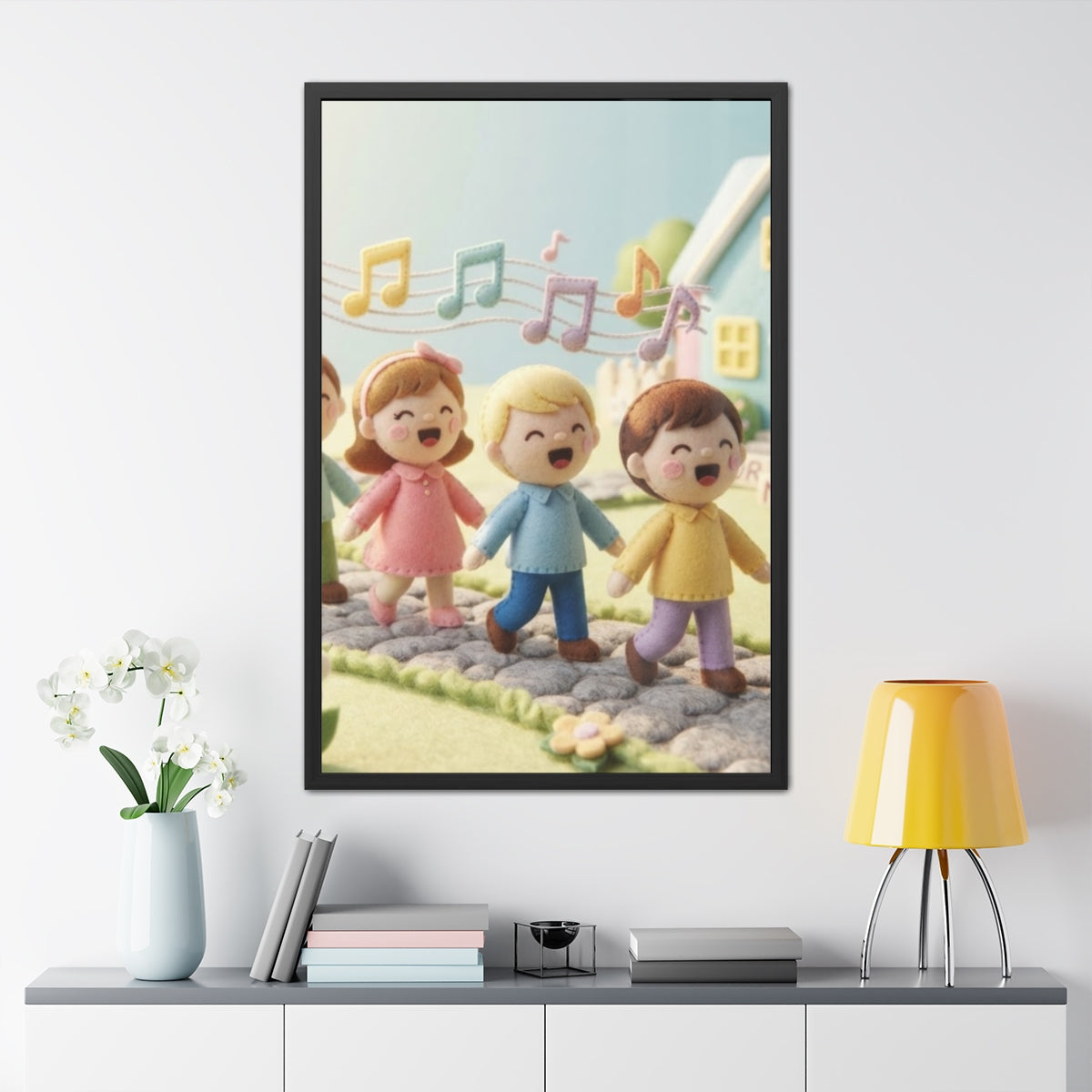 Framed Poster - Melody Lane Journey — Portrait (8×12, 9×11...