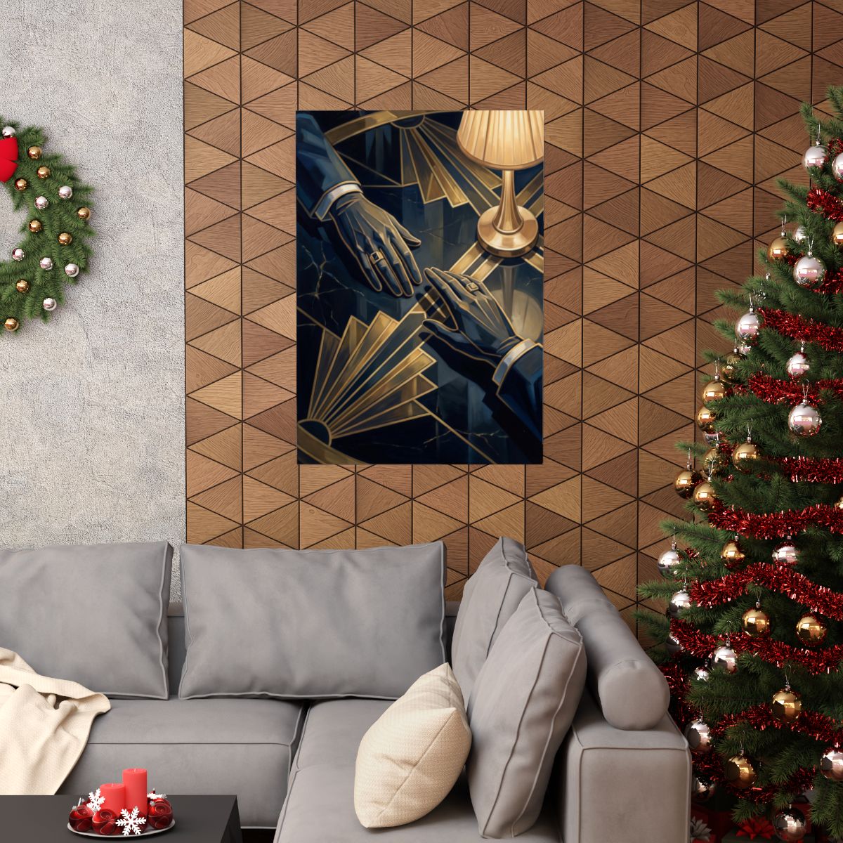 Matte Vertical Posters - Speakeasy Noir (8×10 & 36×54) |...