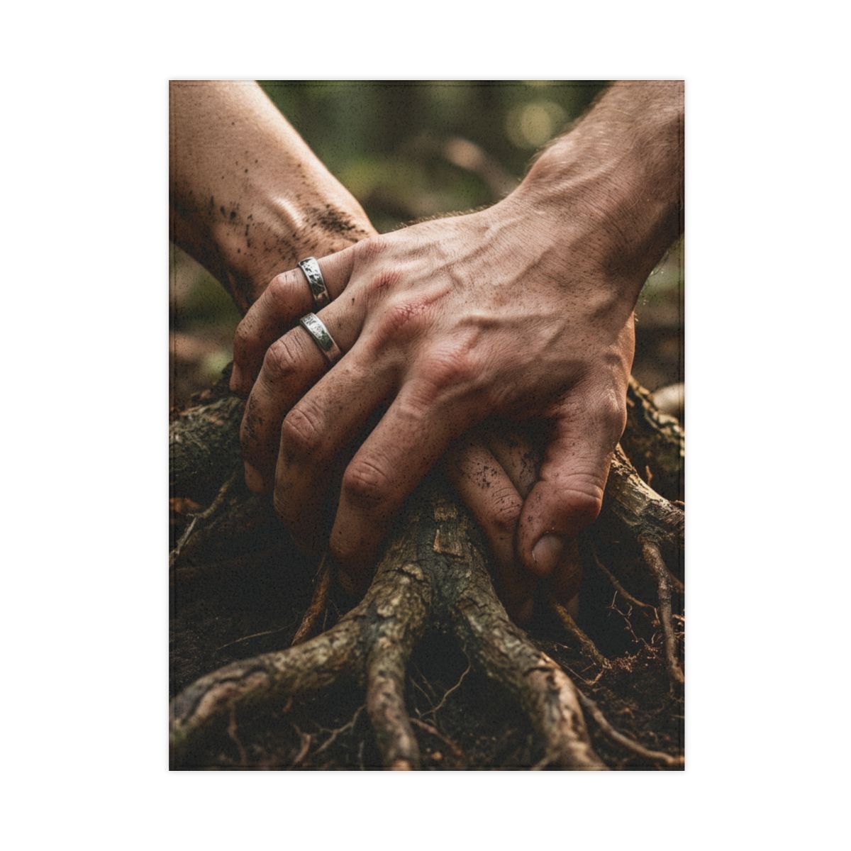 Forest Roots & Hands Toddler Blanket