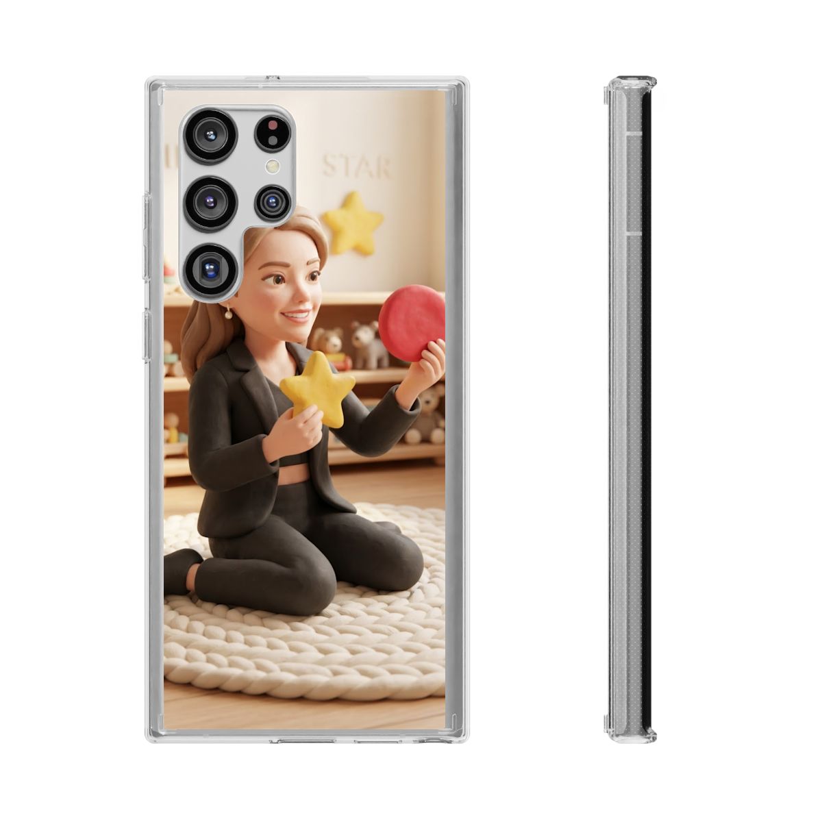 Clear Impact-Resistant Cases - Clear Phone Case - Sculpted...