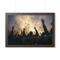 Framed Horizontal Poster - Euphoric Solstice Silhouette Art...