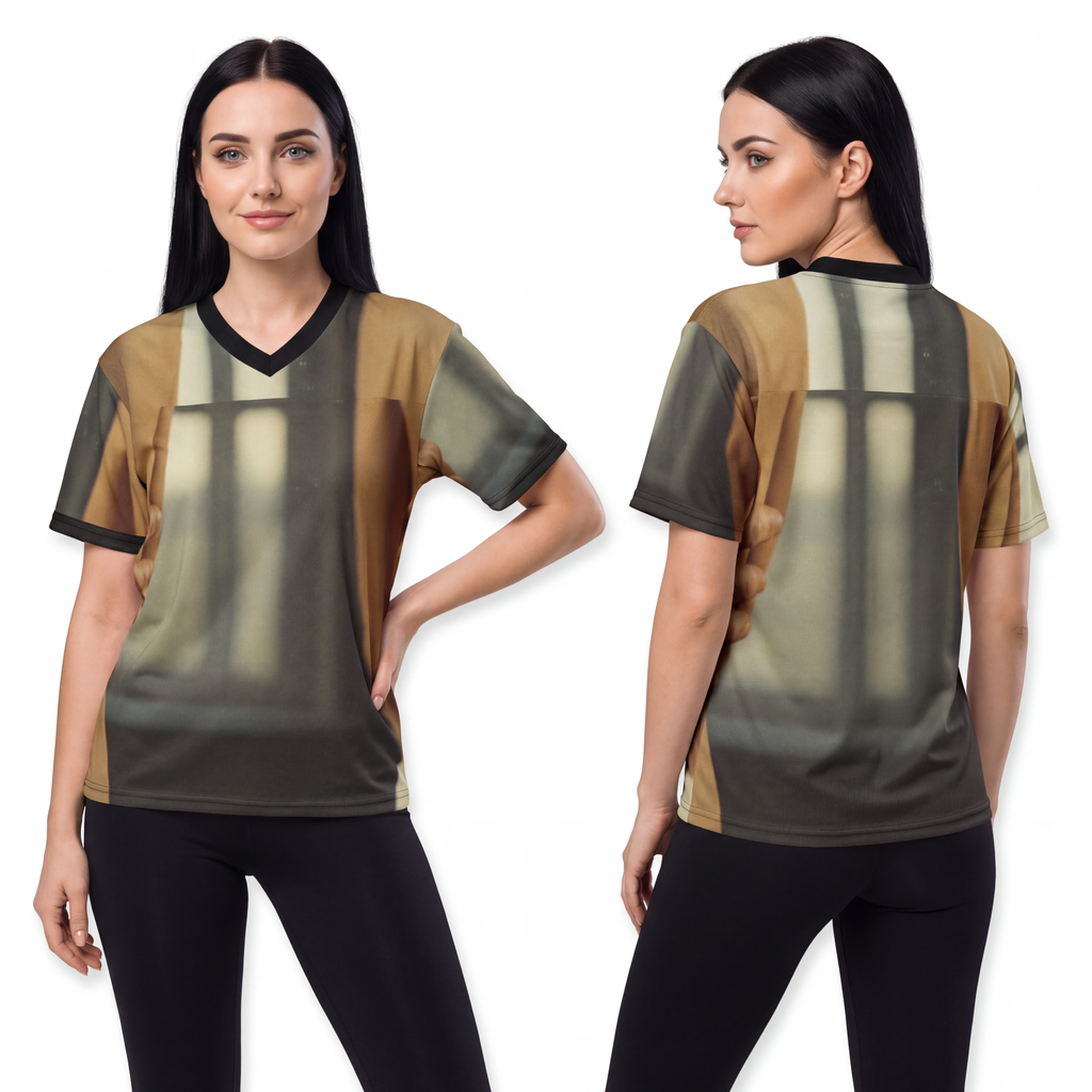 Unisex Football Jersey - Cinematic Touch | Echovira Gallery