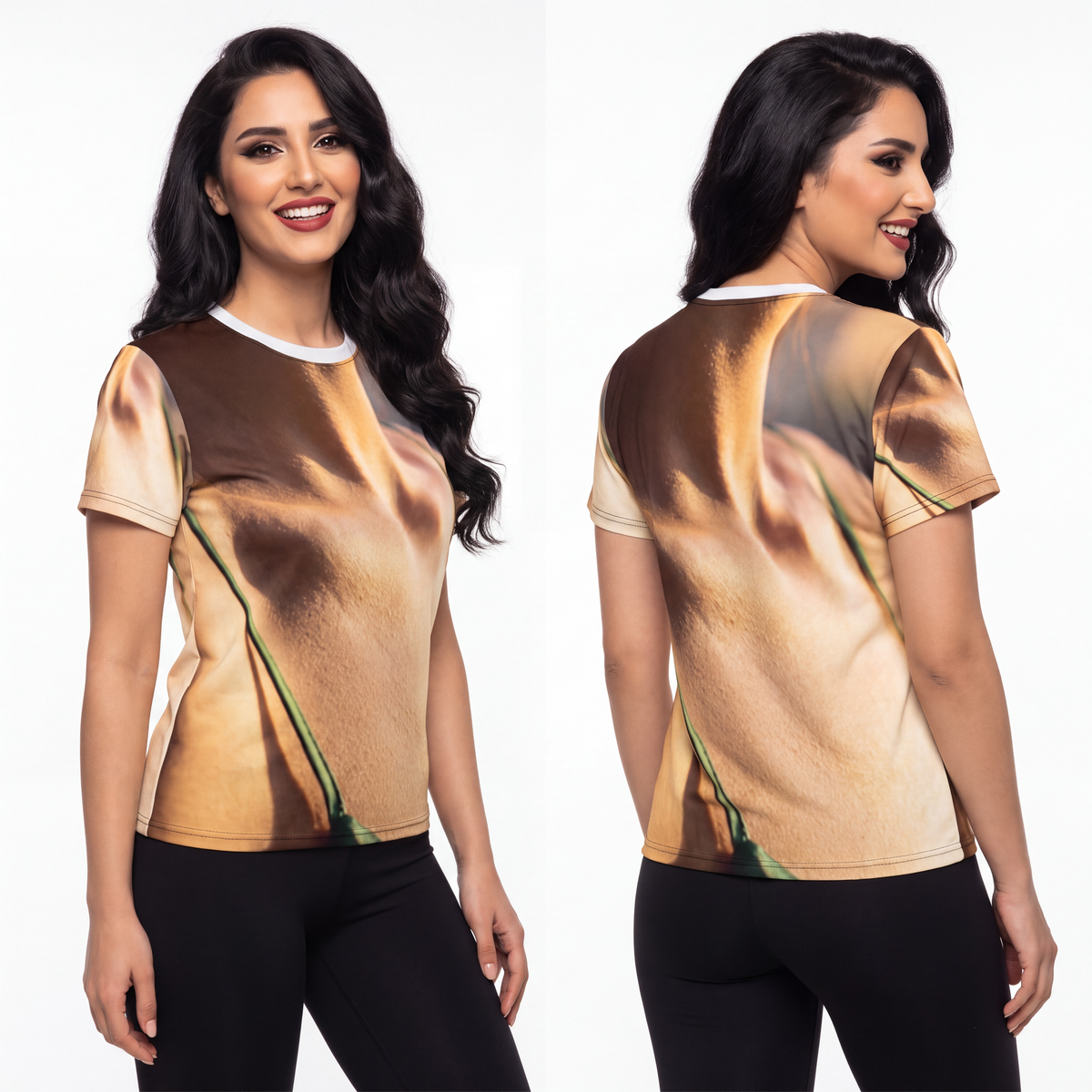 Golden Hour Tee - Emerald Sunkissed Streetwear | Echovira...