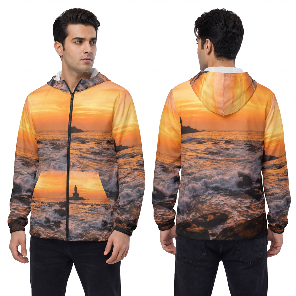 Windbreaker-Jacke - Majestic Horizon