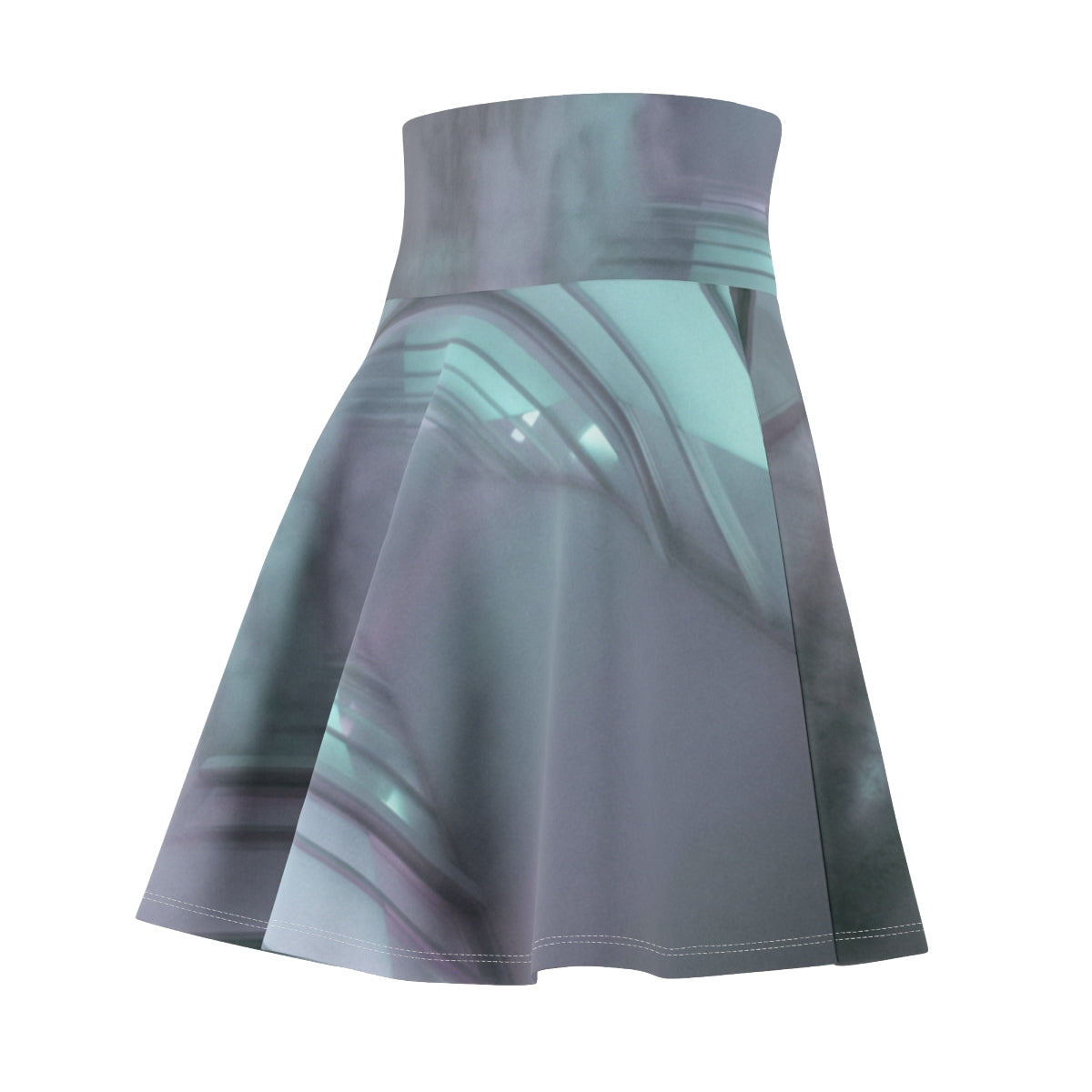 Women's Skater Skirt - Liminal Corridor Fog Art Print |...