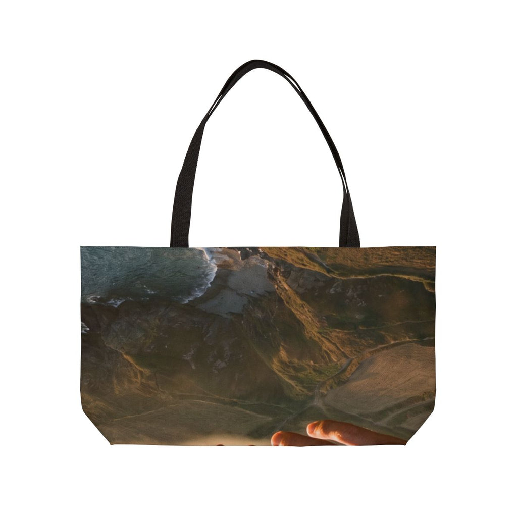 Weekender Tote Bag - The Infinite Touch | Ethereal Coastal...