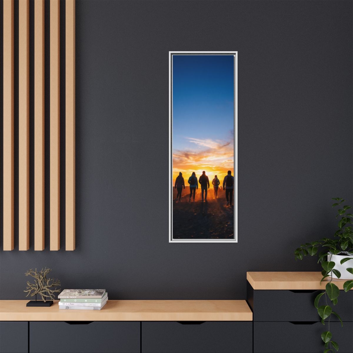 Matte Canvas, Framed - Epic Dawn Trek