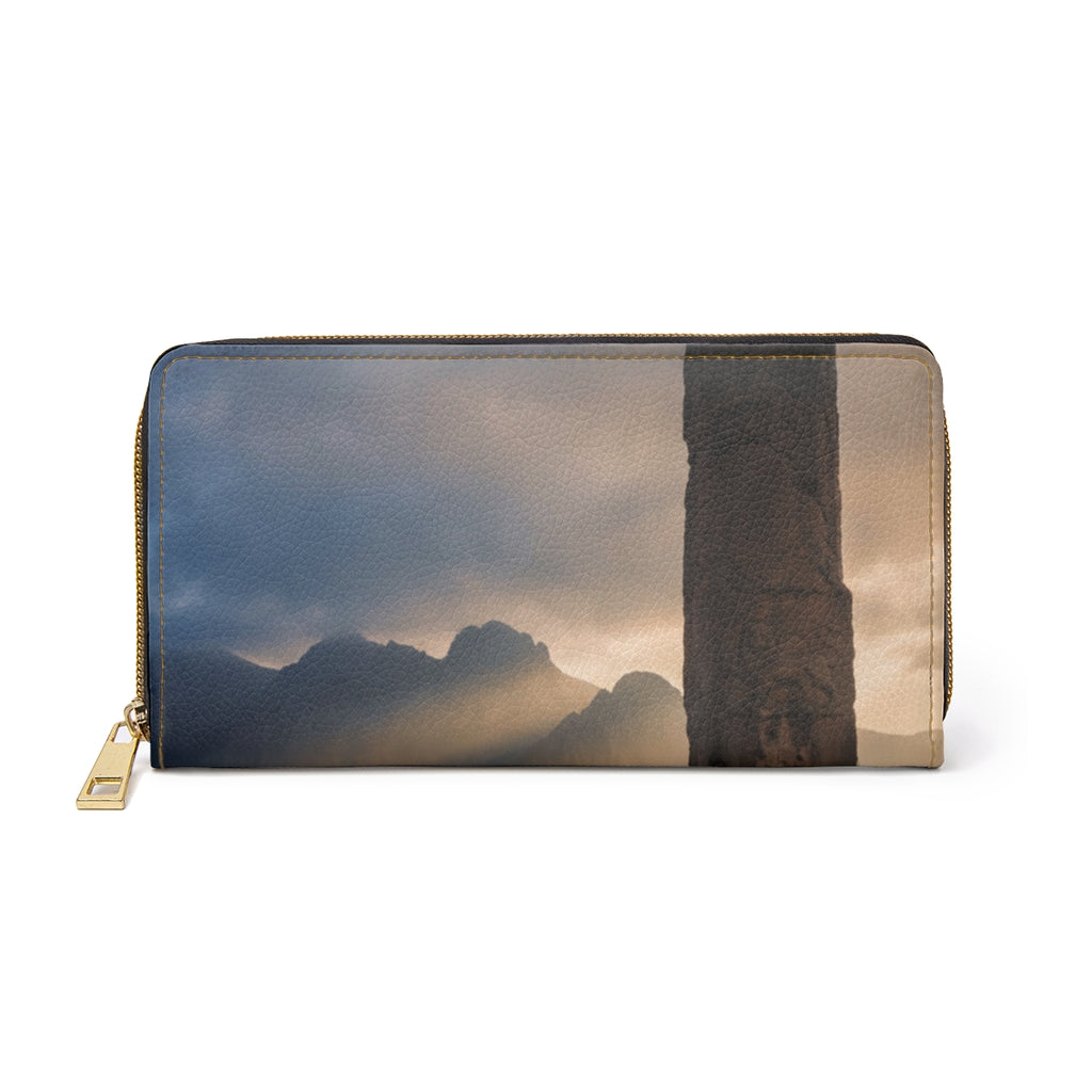 Zipper Wallet - Majestic Peak Sunset
