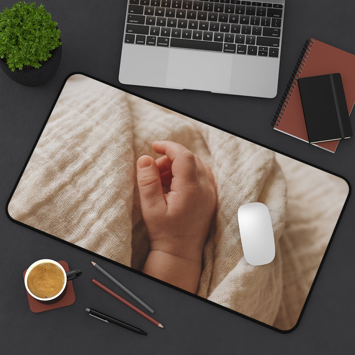 Desk Mat - Serene Minimalist Mood